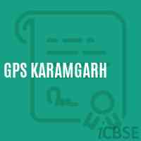 Gps Karamgarh Primary School Logo
