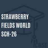 Strawberry Fields World Sch-26 Senior Secondary School Logo