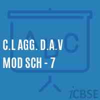 C.L Agg. D.A.V Mod Sch - 7 Middle School Logo