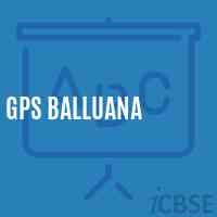 Gps Balluana Primary School Logo
