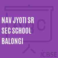 Nav Jyoti Sr Sec School Balongi Logo