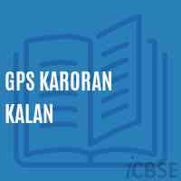 Gps Karoran Kalan Primary School Logo