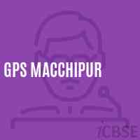 Gps Macchipur Primary School Logo