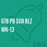 Gtb Pb Sch Blz Wn-13 Middle School Logo