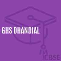 Ghs Dhandial Secondary School Logo