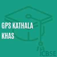 Gps Kathala Khas Primary School Logo