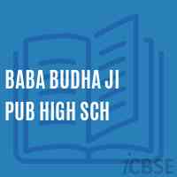 Baba Budha Ji Pub High Sch Secondary School Logo