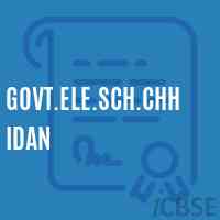 Govt.Ele.Sch.Chhidan Primary School Logo