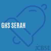 Ghs Serah Secondary School Logo