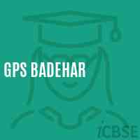 Gps Badehar Primary School Logo