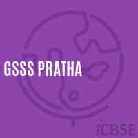 Gsss Pratha High School Logo