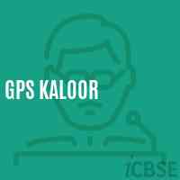 Gps Kaloor Primary School Logo