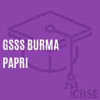 Gsss Burma Papri High School Logo
