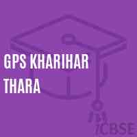 Gps Kharihar Thara Primary School Logo