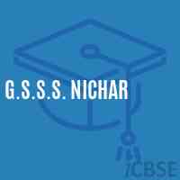 G.S.S.S. Nichar High School Logo