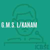 G.M.S. L/kanam Middle School Logo