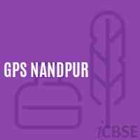 Gps Nandpur Primary School Logo