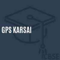 Gps Karsai Primary School Logo
