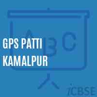 Gps Patti Kamalpur Primary School Logo