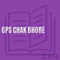 Gps Chak Bhore Primary School Logo