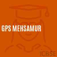Gps Mehsamur Primary School Logo