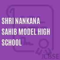 Shri Nankana Sahib Model High School Logo