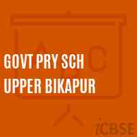 Govt Pry Sch Upper Bikapur Primary School Logo
