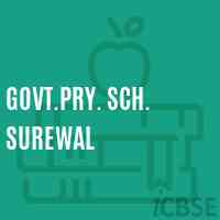 Govt.Pry. Sch. Surewal Primary School Logo
