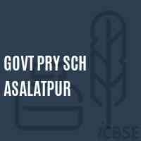 Govt Pry Sch Asalatpur Primary School Logo