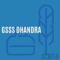 Gsss Dhandra High School Logo