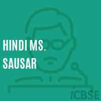 Hindi Ms. Sausar Middle School Logo