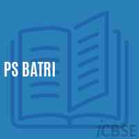 Ps Batri Primary School Logo
