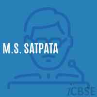 M.S. Satpata Middle School Logo