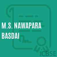 M.S. Nawapara Basdai Middle School Logo