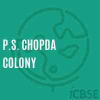 P.S. Chopda Colony Primary School Logo