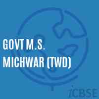 Govt M.S. Michwar (Twd) Middle School Logo