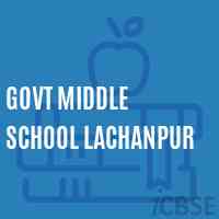 Govt Middle School Lachanpur Logo