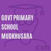 Govt Primary School Mudkhusara Logo