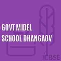 Govt Midel School Dhangaov Logo