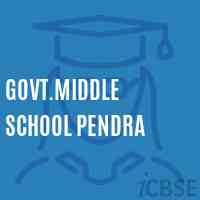 Govt.Middle School Pendra Logo