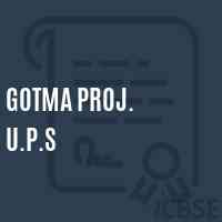 Gotma Proj. U.P.S Middle School Logo
