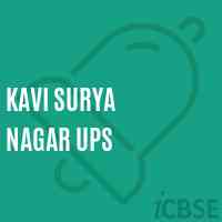 Kavi Surya Nagar Ups Middle School Logo