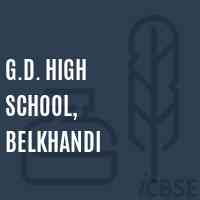G.D. High School, Belkhandi Logo