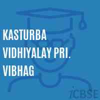 Kasturba Vidhiyalay Pri. Vibhag Middle School Logo