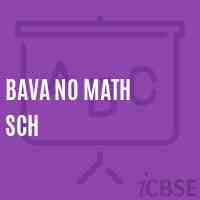 Bava No Math Sch Primary School Logo