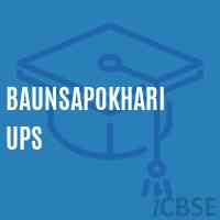 Baunsapokhari Ups School Logo