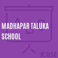 Madhapar Taluka School Logo