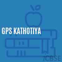 Gps Kathotiya Primary School Logo