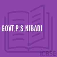 Govt.P.S.Nibadi Primary School Logo