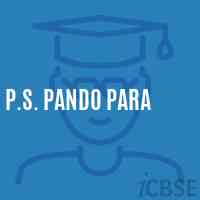 P.S. Pando Para Primary School Logo